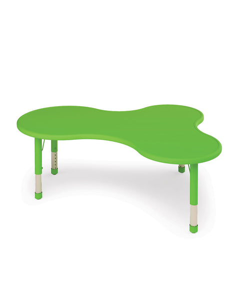 Kleeblatttisch Schmetterling - 150 x 105 cm - höhenverstellbar