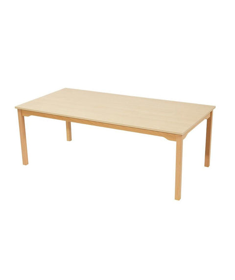 Rechtecktisch mit Melaminplatte 160x80cm - Buche