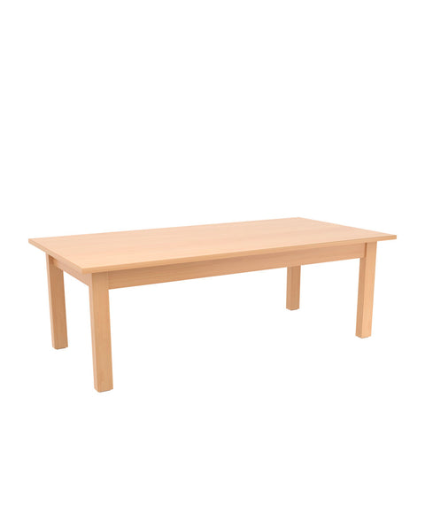 Rechtecktisch 120x60cm - Massiv Buche