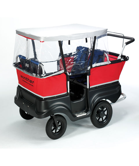 Regenschutz E-Turtle Kinderbus für 4 Kinder