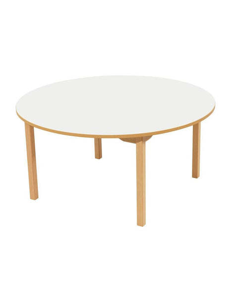 Rundtisch mit farbiger Tischplatte - ⌀120 cm