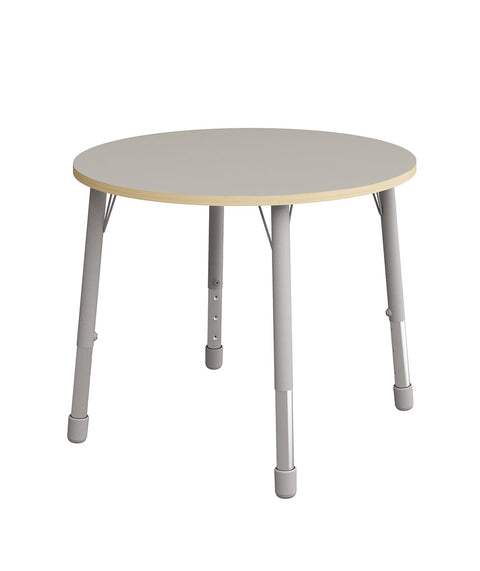 Rundtisch ⌀100cm mit höhenverstellbaren Metallbeinen