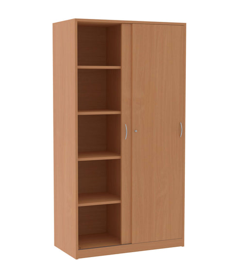 Schiebetürschrank mit Mittelwand - Höhe 190cm