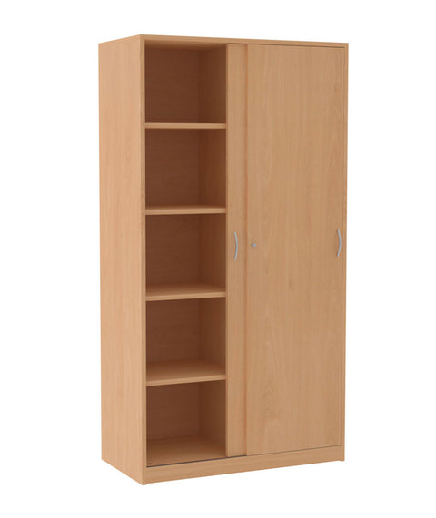 Schiebetürschrank mit Mittelwand - Höhe 190cm