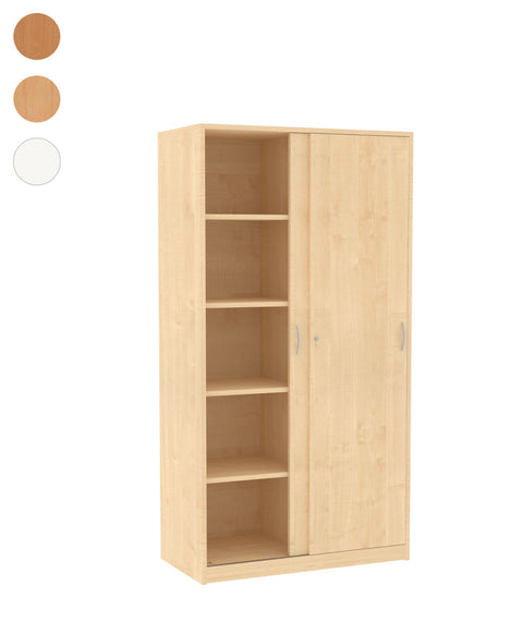 Schiebetürschrank mit Mittelwand - Höhe 190cm