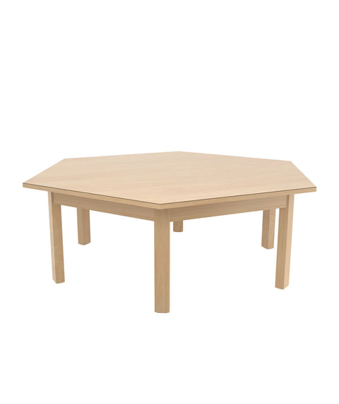 Sechsecktisch Durchmesser 120cm - Melamin Buche