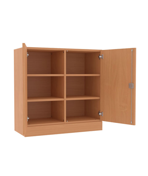 Aufsatzmittelwandschrank mit Leiterblende - (BxHxT) 90x90x40cm
