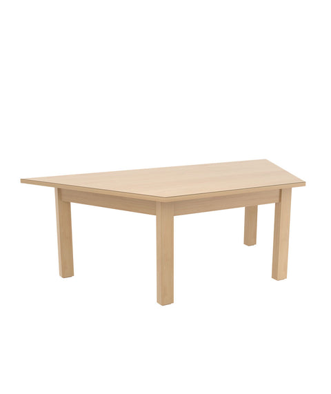 Trapeztisch 120x60cm - Melamin Buche