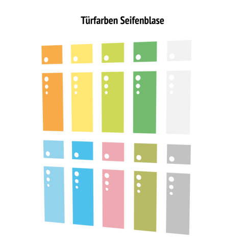 Garderobe Seifenblase - Weiß