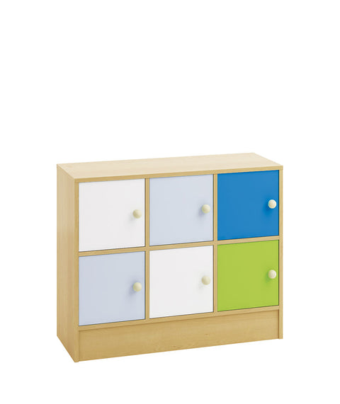 Fächerschrank 1 - Möbelserie Pastell - 2