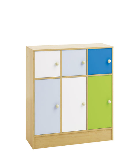 Fächerschrank 3 - Möbelserie Pastell - 2