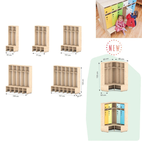 Garderobe Seifenblase - Weiß