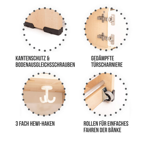 Garderobe Seifenblase Flexi