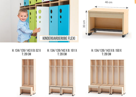 Garderobe Seifenblase Flexi