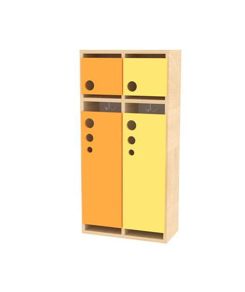 Wandgarderobe Seifenblase - Weiß