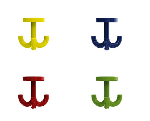 Eckgarderobe "Flexus", 4 Abteile, verschiedene Höhen und Farben - 3