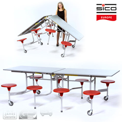 Rechtecktisch mit 12 Sitzen - SICO - 3