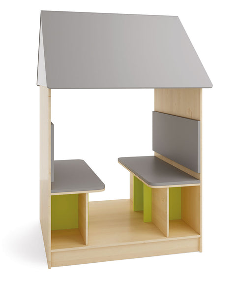 Spielhaus Cubo Maxi mit Bänken - 2