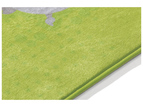 Teppich Feld & Stadt 130 x 130 cm - 3
