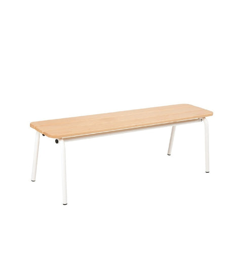 Metall-und Holzbank 120 cm - verschiedene Höhen - 2