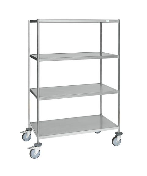 Servierwagen aus Edelstahl – 4 Böden - 2