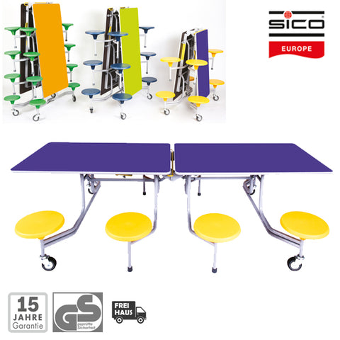 Rechtecktisch mit 8 Sitzen - SICO - 2