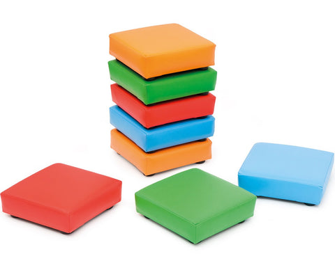 Gepolsterte Hocker Set - 2