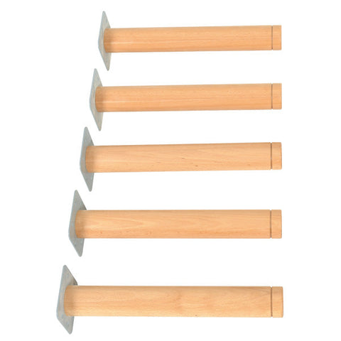5-Ecktisch Klein Buche – Höhenverstellbar
