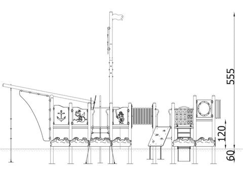 Abenteuerschiff Diaz Metall - 9