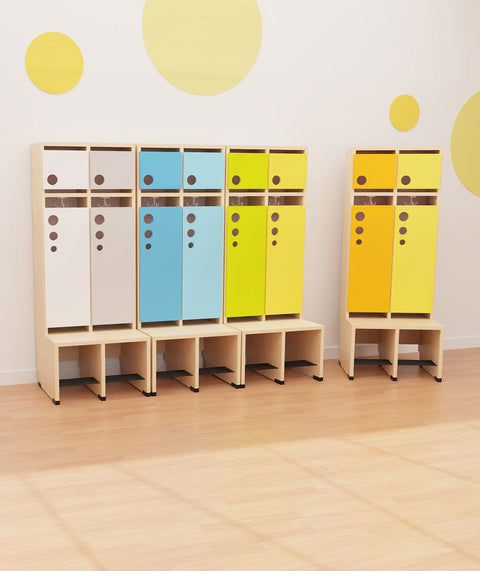 2er Garderobe Seifenblase - Ahorn