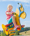 Federwippe Pferd mit Bodenanker - 6