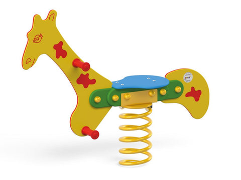 Federwippe Giraffe mit Bodenanker - 2