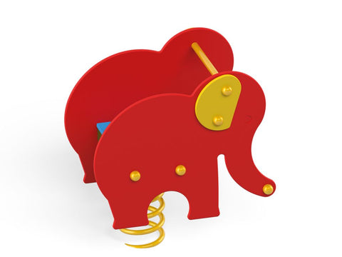 Federwippe Elefant mit Fertigfundament - 3