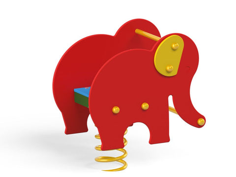 Federwippe Elefant mit Fertigfundament - 2