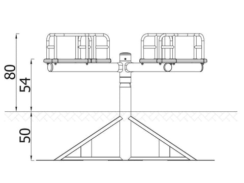 Kreuz-Karussell 180 - 7