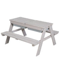 Holz-Picknicktisch mit Sandkasten/Spielzeugfach - 2