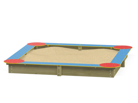 Sandkasten mit Sitzbank - 4