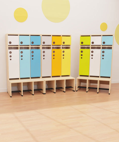 3er Garderobe Seifenblase - Ahorn