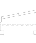 Doppelter Balancierbalken, schräg - 6