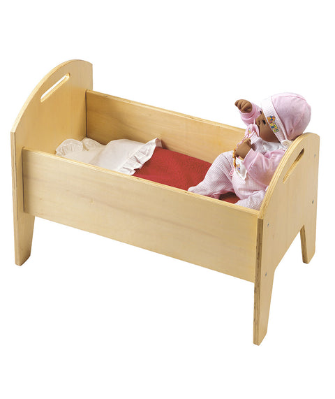 Puppenbett aus Holz