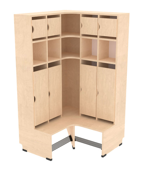 Eckgarderobe Feria Maxi - Holzkorpus