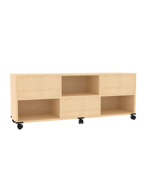 Fahrbarer Raumteilerschrank 4 - Höhe 60cm