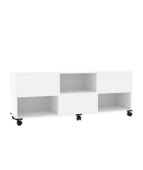 Fahrbarer Raumteilerschrank 4 - Höhe 60cm