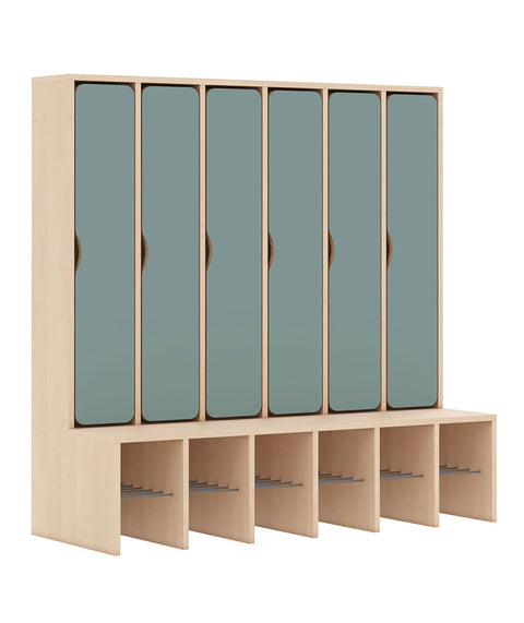 Standgarderobe Slim Line Base - durchgehende Türen