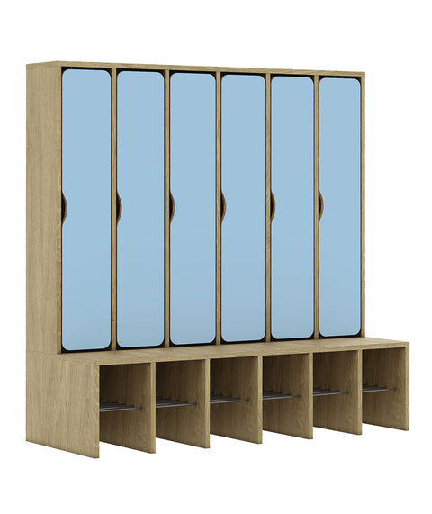 Standgarderobe Slim Line Base - durchgehende Türen