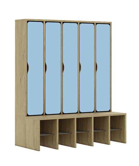 Standgarderobe Slim Line Base - durchgehende Türen