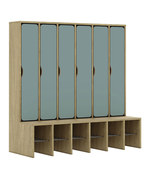 Standgarderobe Slim Line Base - durchgehende Türen