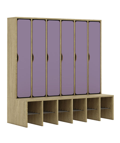 Standgarderobe Slim Line Base - durchgehende Türen