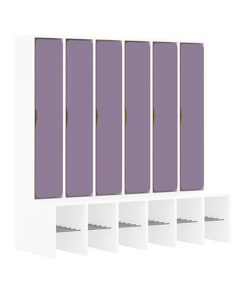 Standgarderobe Slim Line Base - durchgehende Türen
