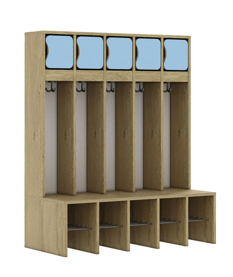Standgarderobe Slim Line Base - Türen oben